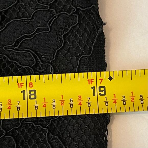 Lauren Ralph Lauren Sheer Black Lace Party Event Pencil Skirt NWT Size 4 - Picture 12 of 13